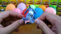 Surprise Eggs Kinder Eggs Disney Princess - Play Doh