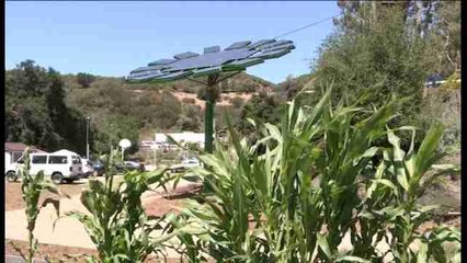 La energía solar con forma de flor del director James Cameron