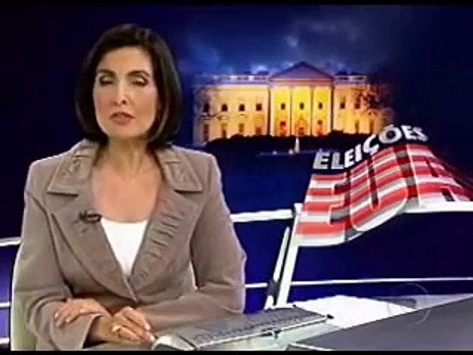 Globo TV Brazil - Barack Obama Wins USA Election 2008