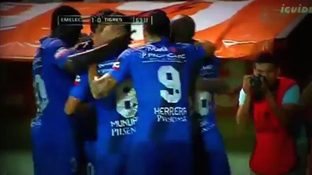 Emelec ganó 1-0 a Tigres por los cuartos de final de Copa Libertadores