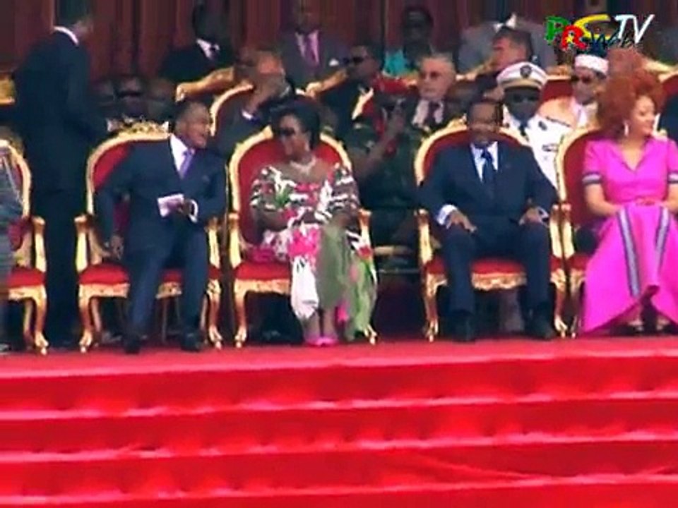 Le Président Paul Biya au Défilé  du cinquantenaire du Congo