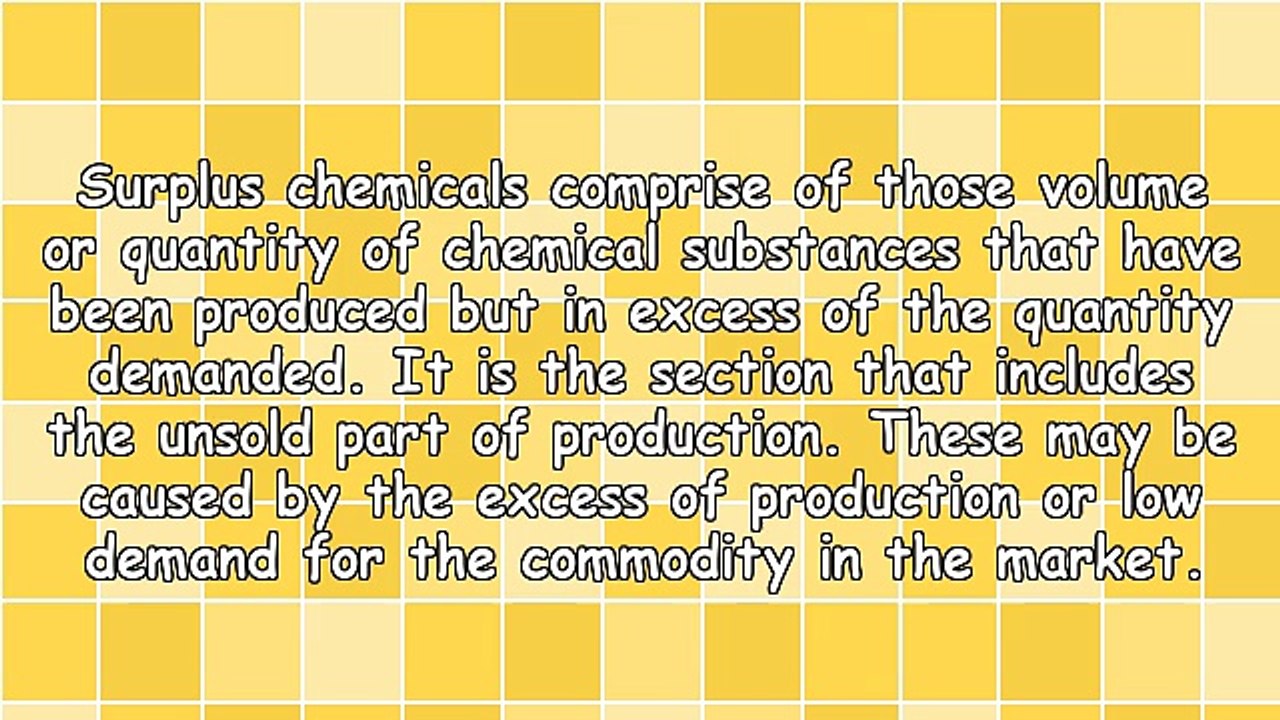 The Effects Of The Surplus Chemicals To The Environment