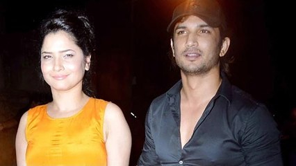 Sushant Singh Rajput & Ankita Lokhande @ Deepika Padukone's PIKU Success Party