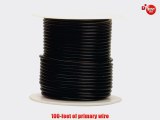 Coleman Cable 16-100-11 Primary Wire 16-Gauge 100-Feet Bulk Spool Black