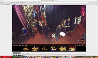 DWTS All Access footage (red room, makeup cam) from S20 Finale part 2 of 7