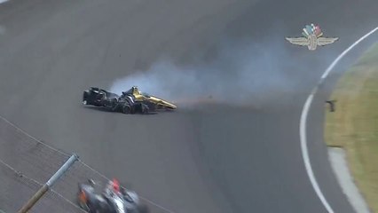 Accident de James Hinchcliffe - Indianapolis 500 practice