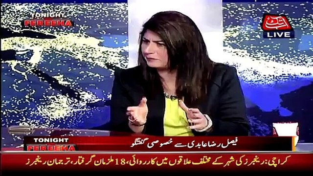views of Faisal Raza Abidi about Model Ayan Ali