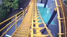 Titan Arrow Hyper Coaster Roller Coaster Front Seat POV Onride Space World Japan