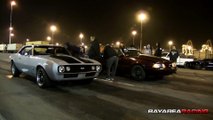 BBC Camaro vs Nitrous Mustang