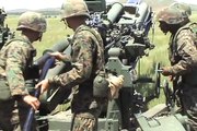 USMC BASIC ARTILLERY TRAINING AT FORT SILL OKLAHOMA M777 HOWITZER