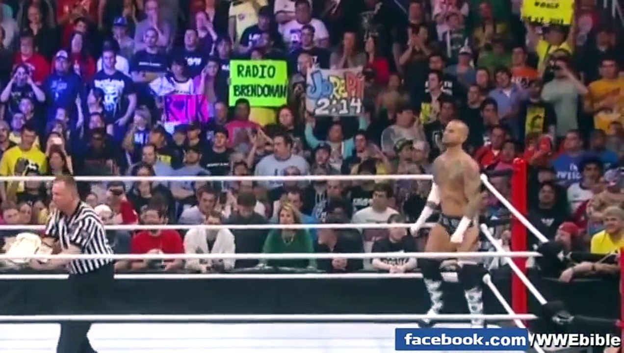 WWE Royal Rumble 2013 The Rock Vs CM Punk