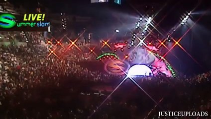 WWE Summerslam 2002 The Rock Vs Brock Lesnar
