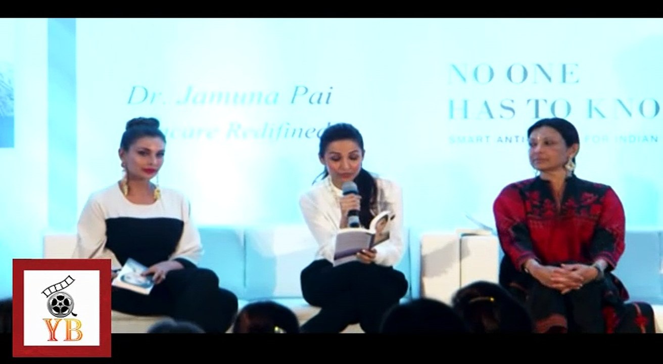 Malaika Arora Reads The Book At Dr. Jamuna Pai Celebrates 20 Years In The Beauty Industry Event