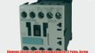 Siemens 3RT10 15-1AK62 Motor Contactor 3 Poles Screw Terminals S00 Frame Size 1 NC Auxiliary