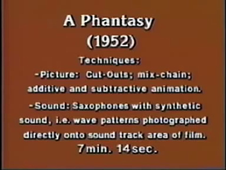 Norman McLaren - A Phantasy