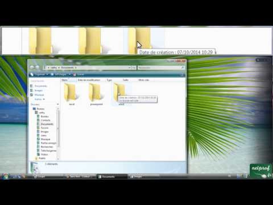 La gestion des dossiers sous windows