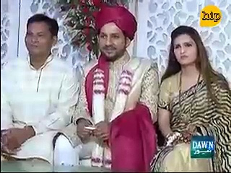Pakistani Cricketer Sarfaraz Ahmed ties knot with Khushbakht Aftab