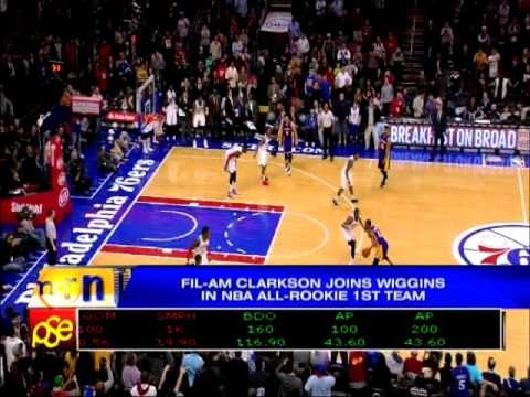 Fil-Am Clarkson in NBA All-Rookie Team