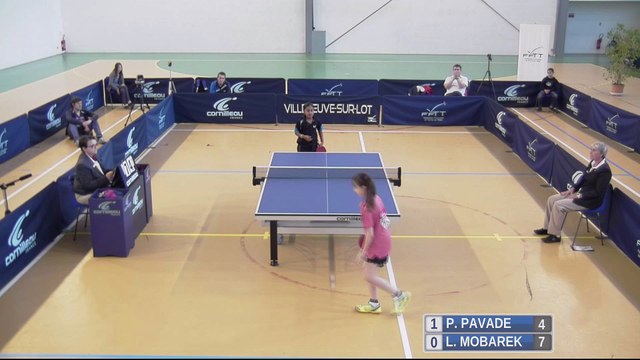 Finale Benjamines : Prithika Pavade / Lucie Mobarek - Championnats de France 2015