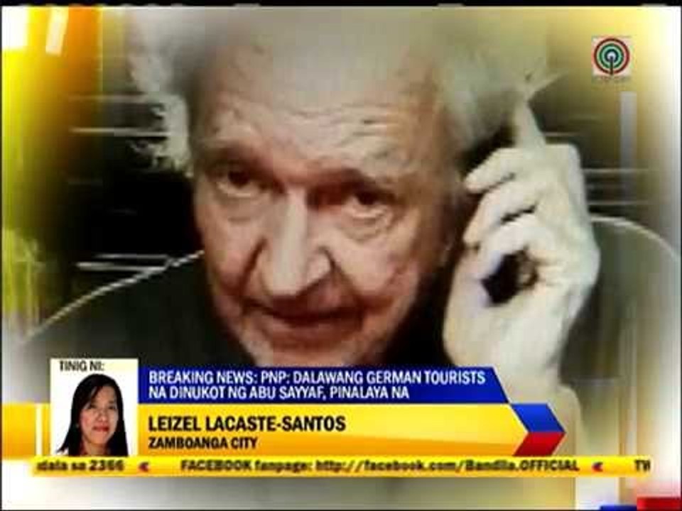 German hostages freed by Abu Sayyaf captors
