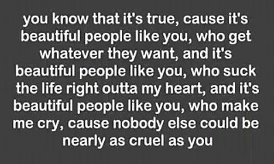 Cher Lloyd - Beautiful People Lyrics