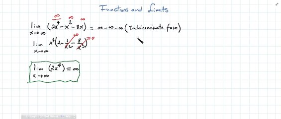 Evaluating Limits to the Infinity