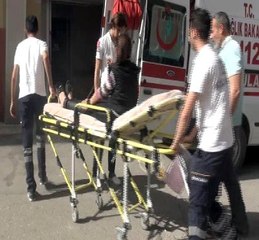 Ayağına Kebap Şişi Saplandı