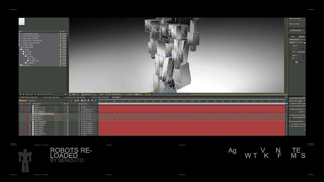 After Effects Project Files - Robots - VideoHive 3805904