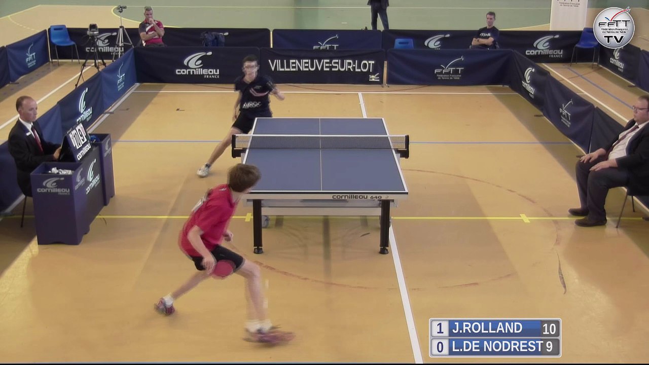 Finale Cadets : Jules Rolland / Léo De Nodrest - Championnats de France 2015