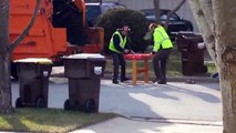 Garbage Collectors Stop to Play Foosball - So funny