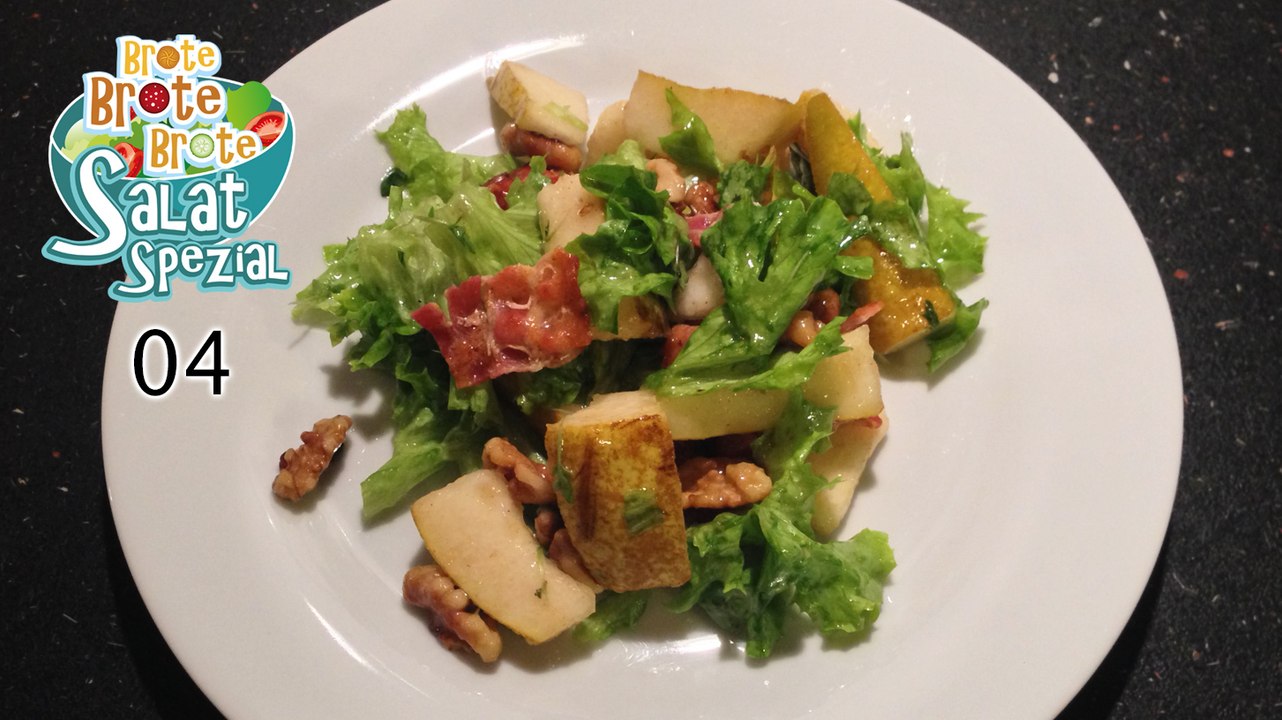 Salat-Spezial 04 - Salat mit Birnen und Knusperspeck