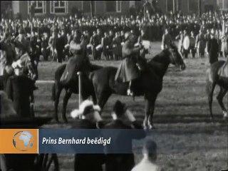 Prins Bernhard beedigd - 1936