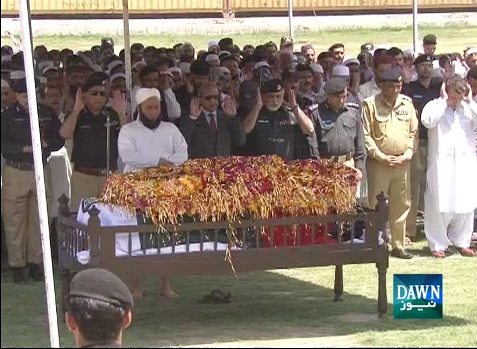 DSP shot dead in Peshawar,Funeral prayer offered