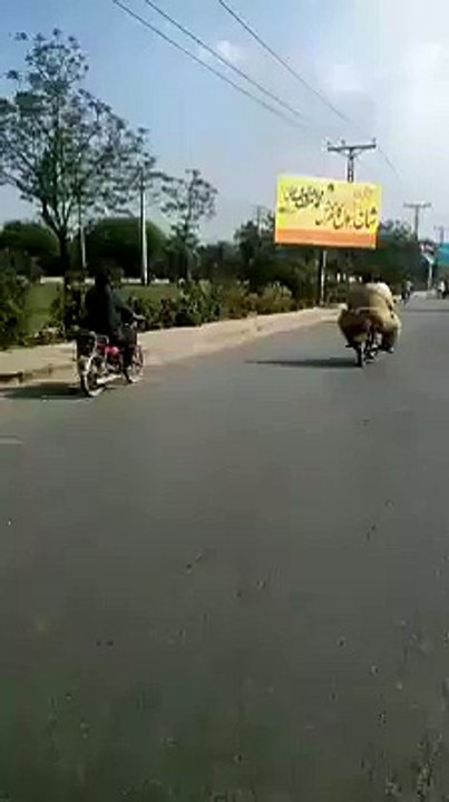 What a Fatty Man on bike