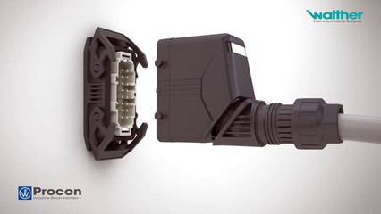 Walther - Nouvelle gamme de connecteurs multibroches PROCON en plastique