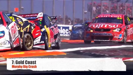 V8 Supercar Top 10 Crashes of 2013