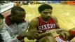 Julius Erving Plans His Final Round Dunk with Andrew Toney & Kids
