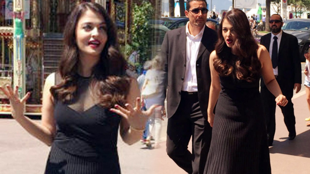 Aishwarya Rai Bachchan Stuns In All Black | Cannes 2015
