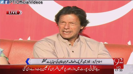 Chairman PTI Imran Khan Press Conference Islamabad 20 May 2015