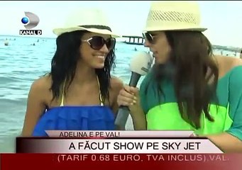 Adelina Pestritu, spectacol facut la mare !