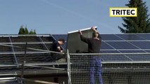 Sistema de montaje - panel solar TRI-STAND para tejados inclinados, planos y fachadas (TRITEC)