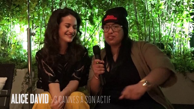 L'interview cannoise d'Alice David