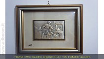 ROMA,    QUADRO ARGENTO EURO 100