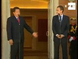 Chávez y Zapatero tratan inmigración