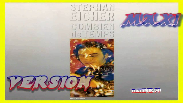 Stephan Eicher ‎- Combien De Temps (maxi)