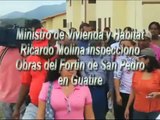 MINISTRO RICARDO MOLINA INSPECCIONÒ CONJUNTO HABITACIONAL EL FORTIN DE SAN PEDRO EN GUATIRE