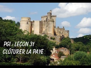 PGI 31 : Clôturer la paye mensuelle