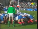 Rugby: 1997 European Nations Cup Final. Francia vs Italia.