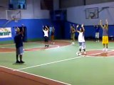 Entraînement secret de basket