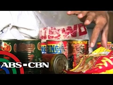 Bulok na relief goods, inireklamo ng evacuees sa Albay